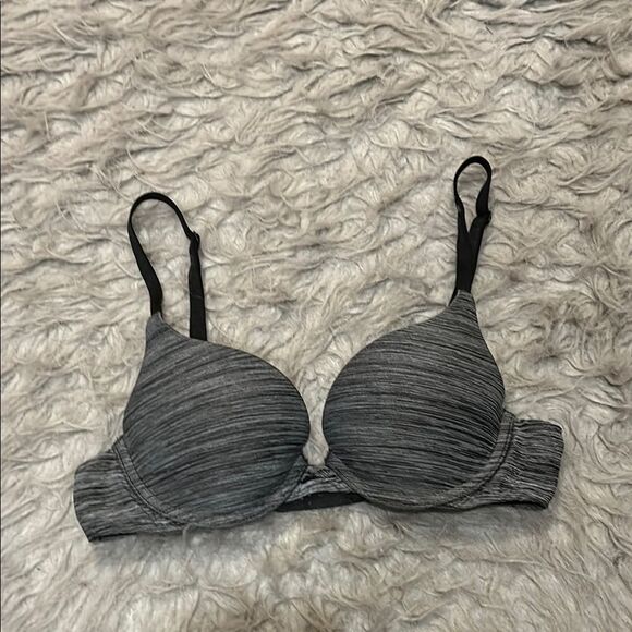 Victoria secret perfect shape under wire push-up‎ gray bra - Picture 1 of 5